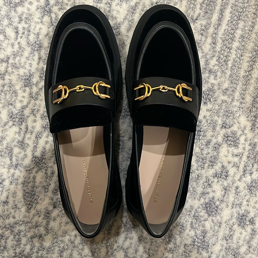NWT Stewart Weitzman Owen Buckle Ultra Loafers